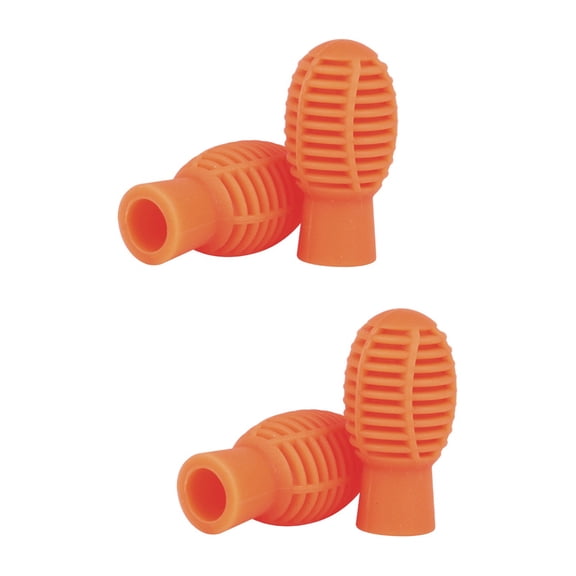 LITINKIMI Orange Silicone Drumstick Cap, Portable and Protective Accessory