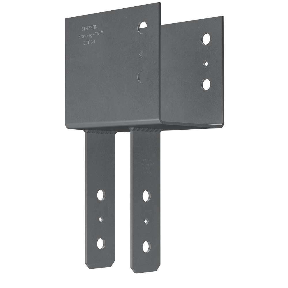 (2 Count) Simpson Strong-Tie ECC64 Column Cap 6X Beam, 4X Post