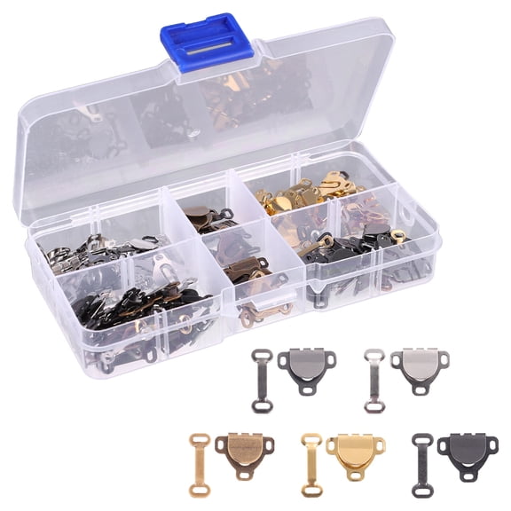 2 Count Skirts Trousers Hook Closure Set Trousers 1.6X1.3cm