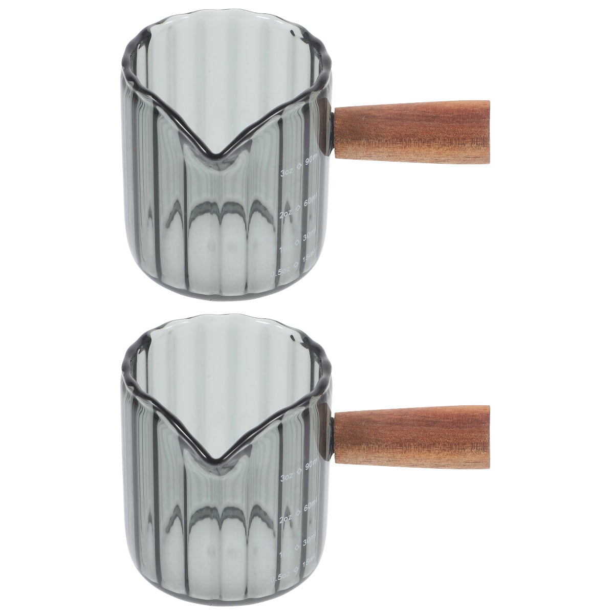 2 Count Small Milk Cup Paper Stackable Holder Espresso Glasses Water ...