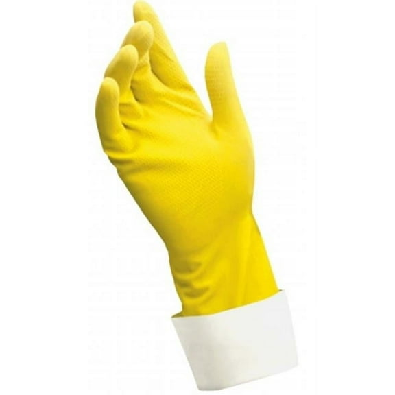 2 Count Small Yellow Caring Hands Latex Gloves