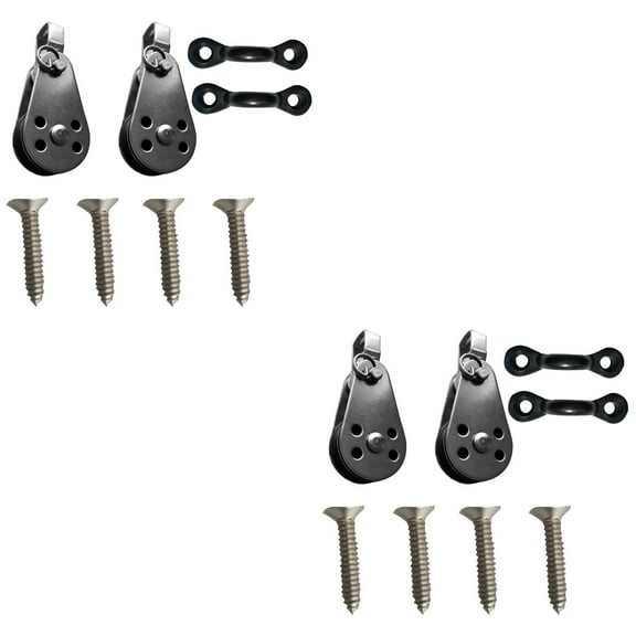 TABLZONE Stainless Steel Anchor Trolley Kit for Boats Accessories Easy to Install and Remove Assorted Color