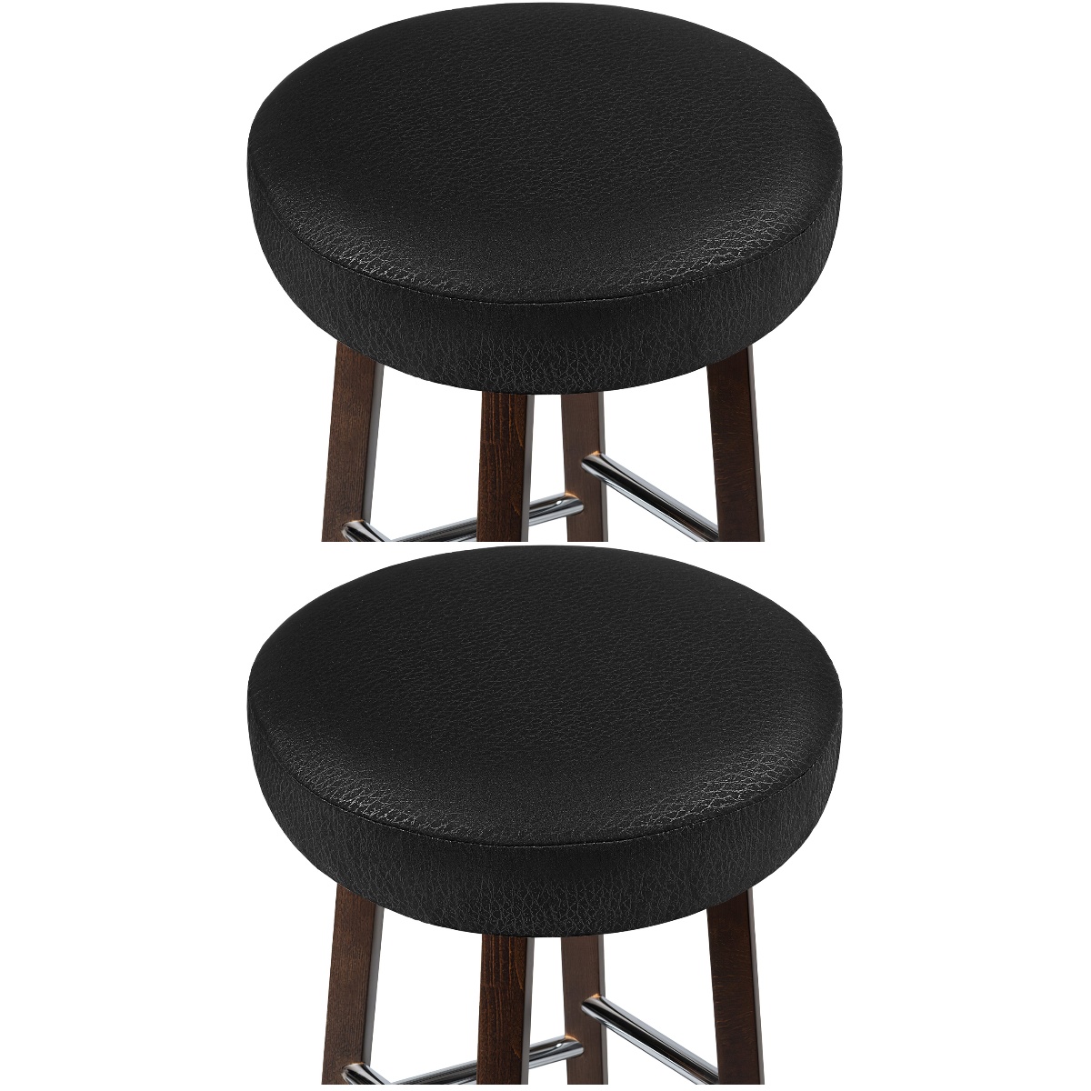 2 Count Stool Covers Round Padded Round Stool Cushions Bar Stool Covers