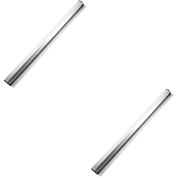 2 Count Superglue Magnetic Note Paper Holder Slide Ticket Rack Stand Aluminum Alloy Menu Folder