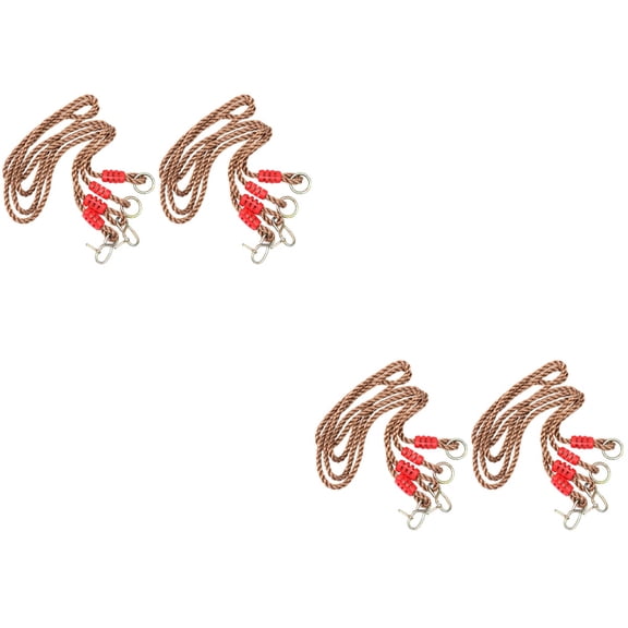 RENACLIPY Adjustable Pe Swing Ropes Assorted Colors for Tree and Beam Swings 2Pcs