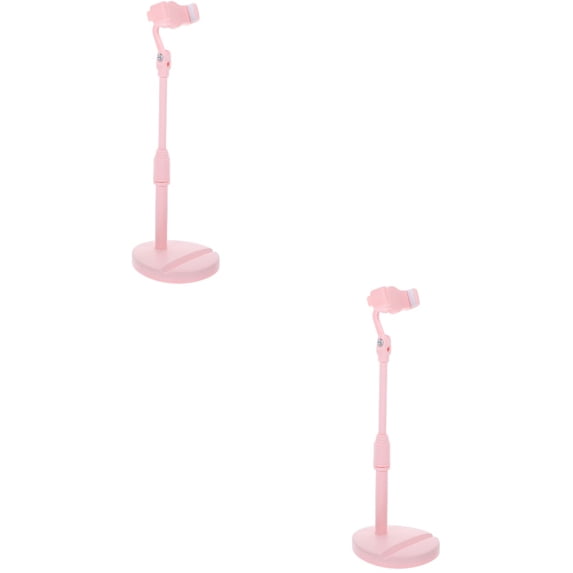 FENGGUIQU Pink Adjustable Cell Phone Stand 2Pcs for Home and Office