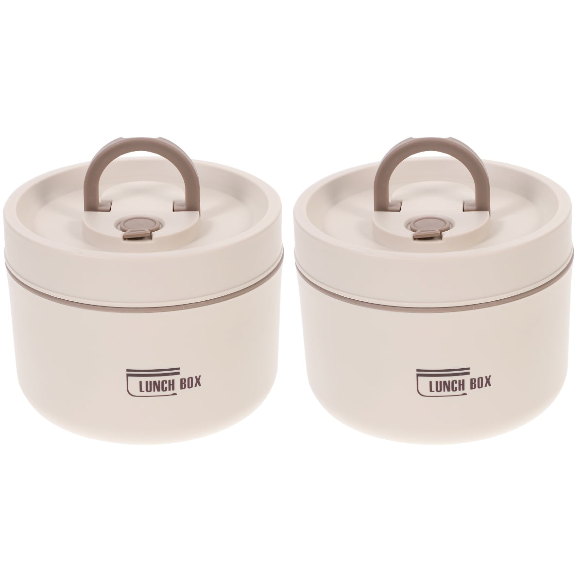 2 Count Thermal Lunch Box Hot Food Container Multi-function Holder
