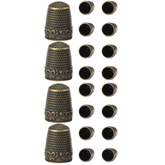 2 Count Thickened Thimble Finger Cot Needles Tape Sewing Machine Accessories
