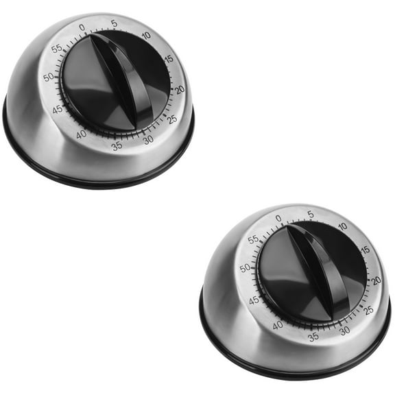 2 Count Timer Kitchen Shower Clock Accurate Rotary Student Child
