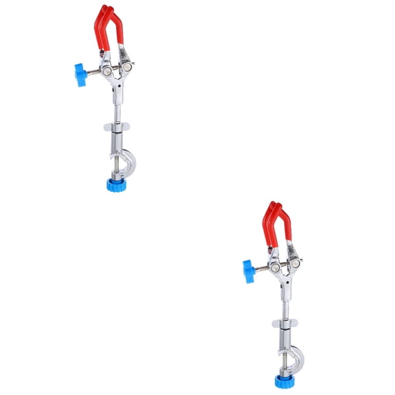 2 Count Tool Lab Clip Flask Holder 20.00X7.00X3.00CM Silver