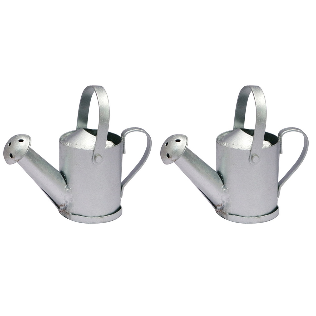 2 Count Toy Miniature Watering Can Ornaments Pail Christmas Favor