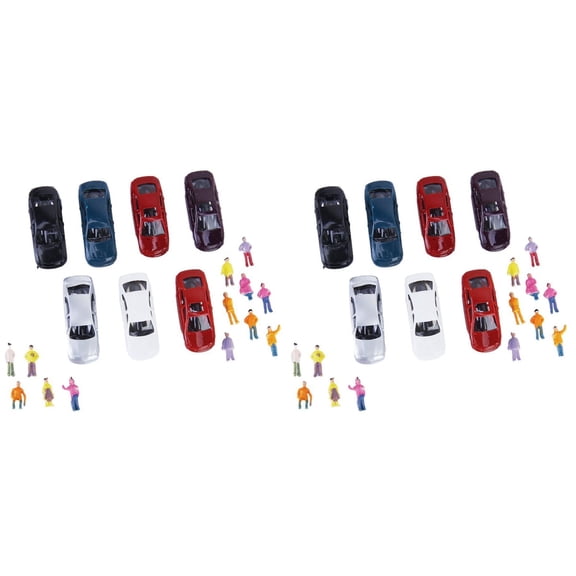 Hytrove Train Layout Model Cars For Adults Hobby Collection 100Pcs 1.3In
