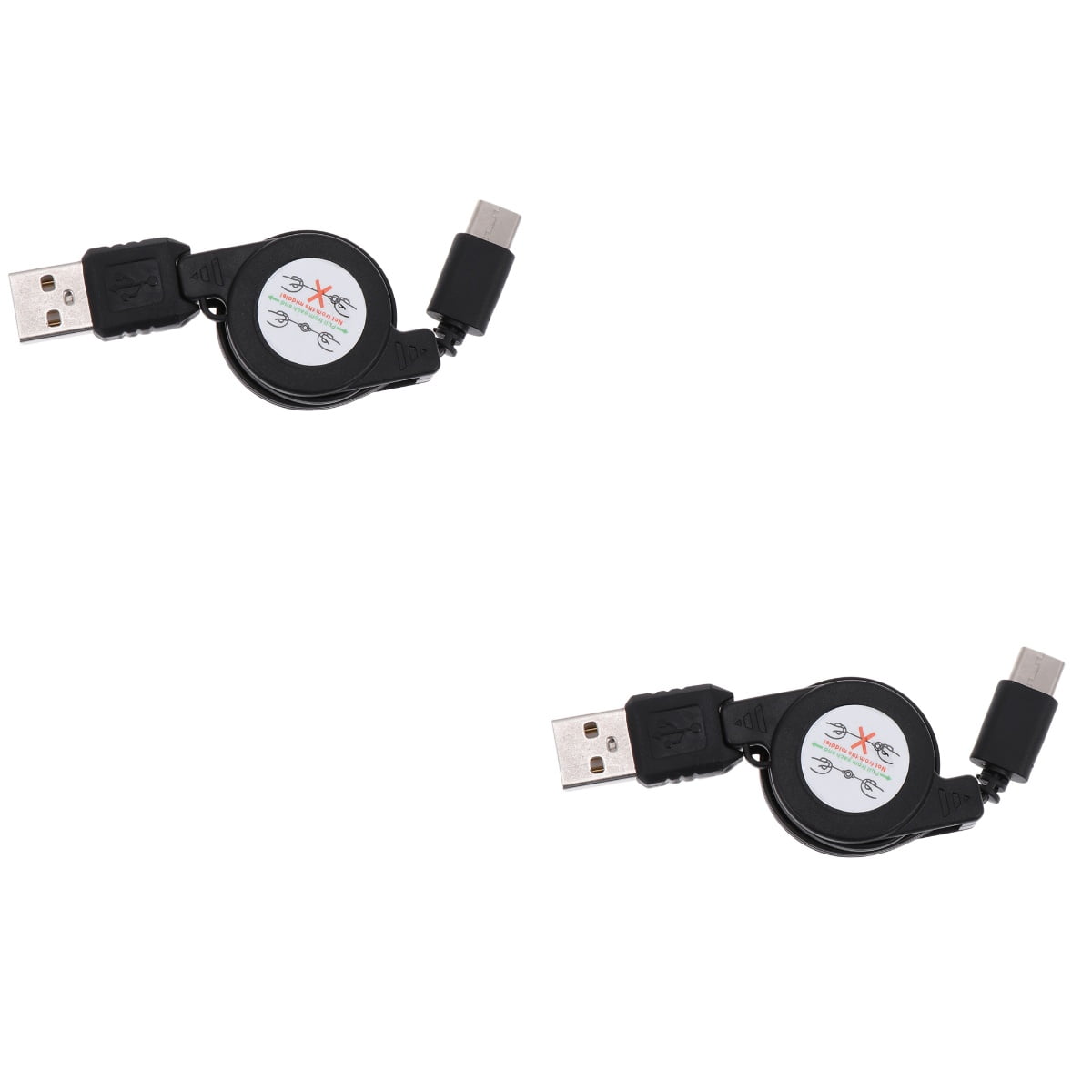 2 Count USB Type Charger Charging Cable Portable High - Walmart.com
