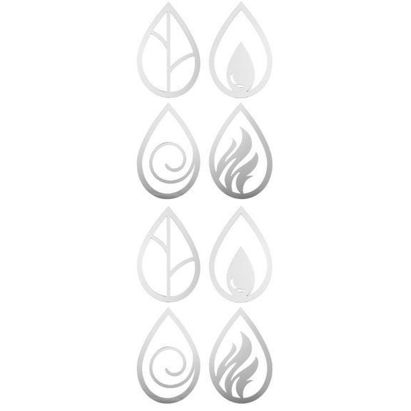 2 Count Wall Stencils Sticker High-end Decoration Window