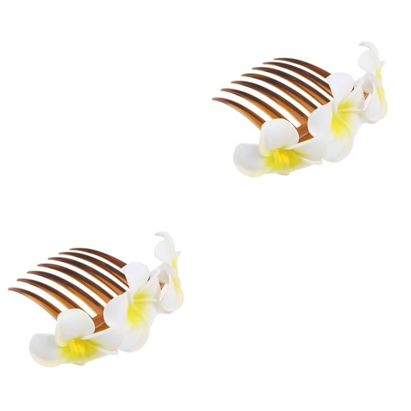 FOLOYORI Bridal Hairpin Set with , 2 Pieces Wedding Insert Comb Accessories for Brides