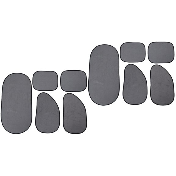 DINHEAROM Car Windscreen Cover Mesh 10Pcs Drivers Heat Isolation 39.4X19.7In