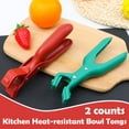thumbnail image 1 of 2 Counts Hot Plate Gripper, Multi-Purpose Anti-Scald Bowl Holder Clip, Hot Bowl Holder, Pan Anti-Scalding Plate Gripper Clips Tongs Clamp for Kitchen, 1 of 6