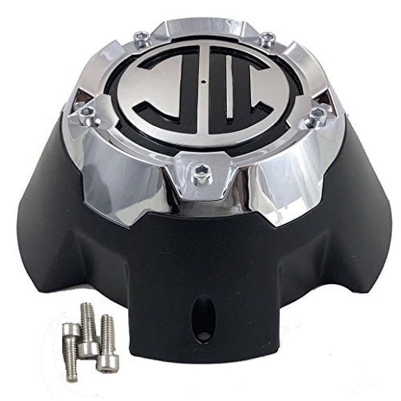 2 Crave 5 LUG Black & Chrome Wheel Center Cap (QTY 1) # NX-5H-D