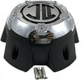thumbnail image 1 of 2 Crave Wheels Black & Chrome 5 Lug Wheel Center Caps Qty 1# NX-5H-A, 1 of 1