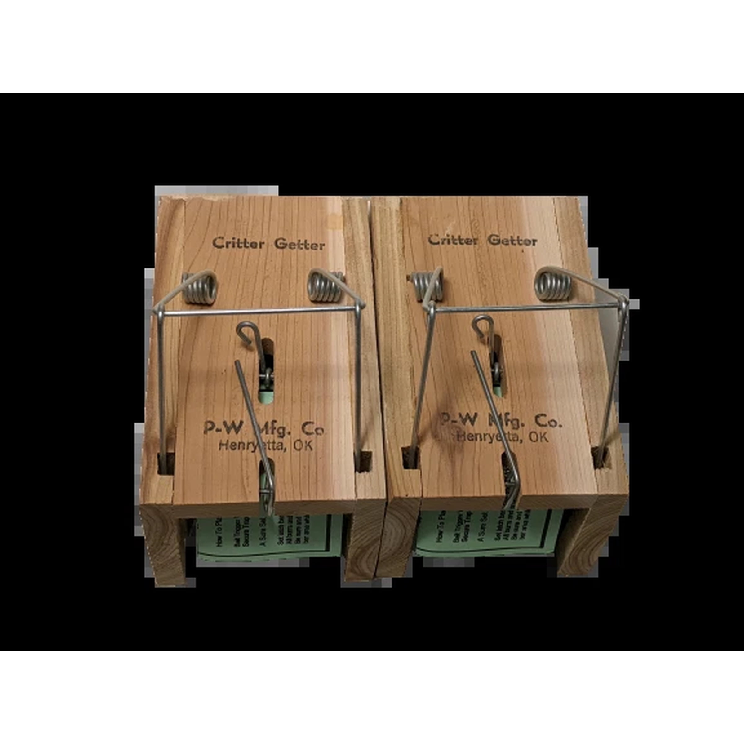 2 Critter Getter Wooden Box Trap for Squirrel, Rat, Chipmunk, Rodent Similar