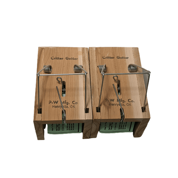 2 Critter Getter Wooden Box Trap for Squirrel, Rat, Chipmunk, Rodent Similar