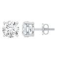 thumbnail image 1 of Rosec Jewels 2 Ct Lab Grown Diamond Stud Earrings (EF-VS Quality) - Ready to Gift, 14K White Gold, 1 of 9