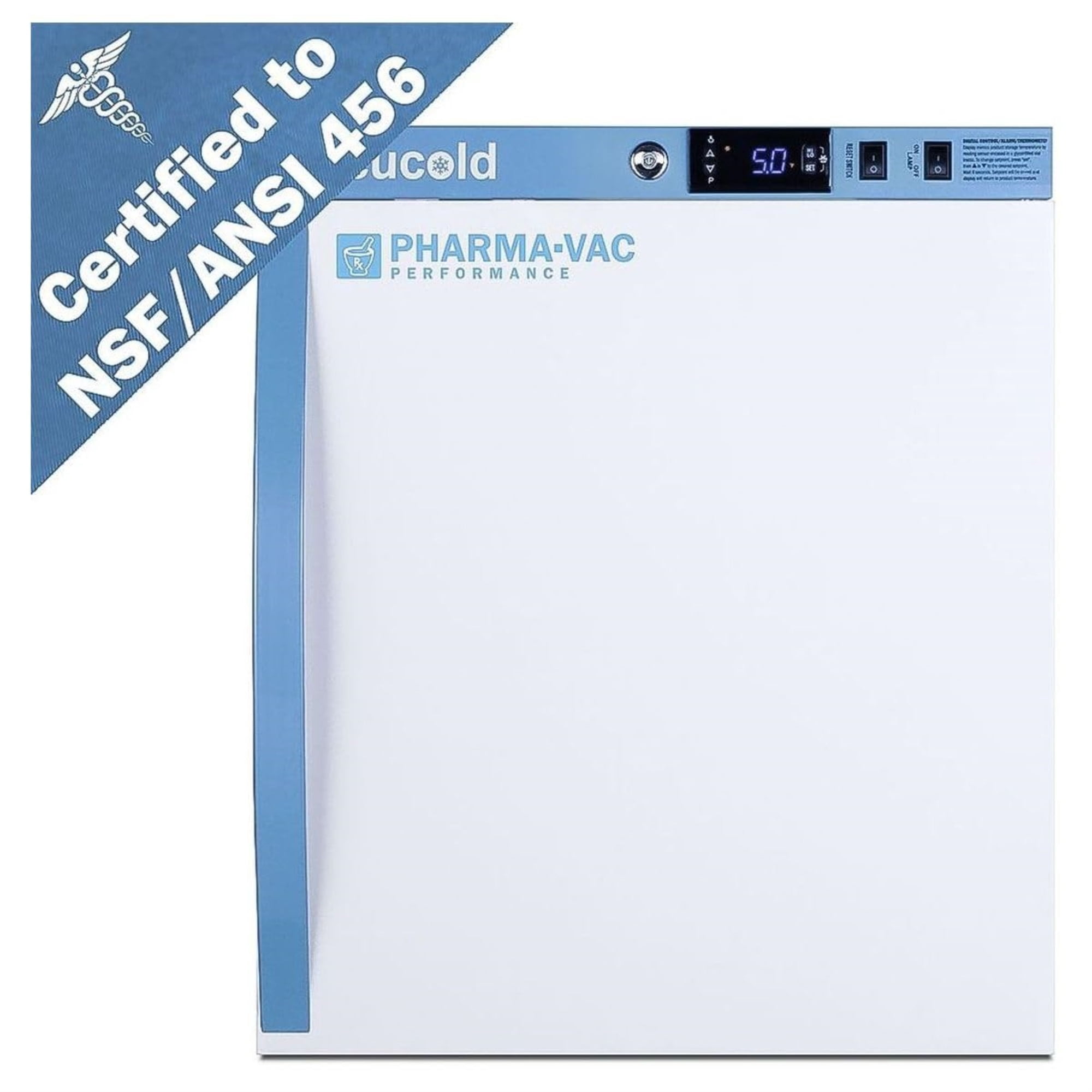 2 Cu.Ft. Compact Vaccine Refrigerator, Certified to NSF/ANSI 456