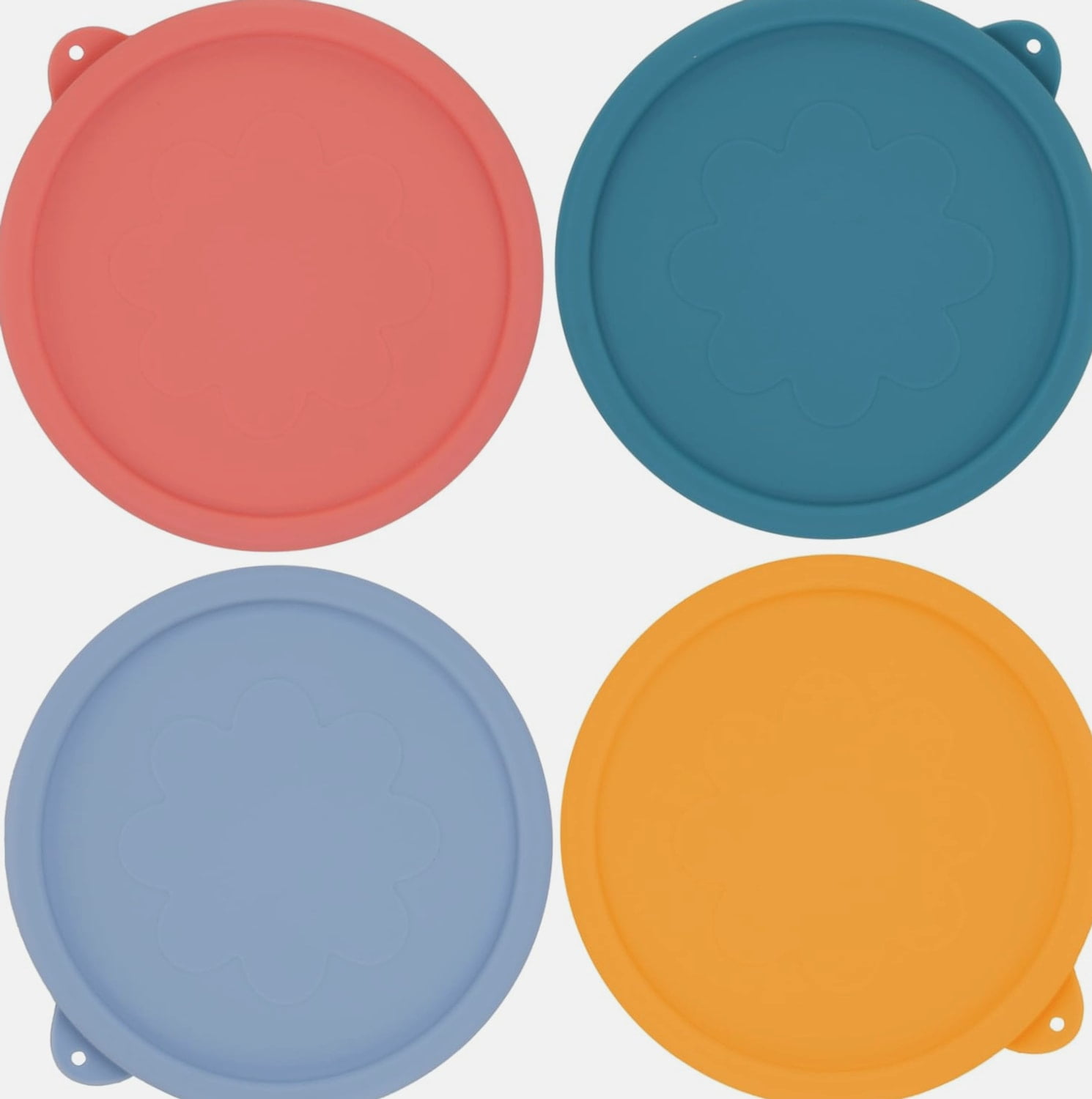 2 Cup Silicone Replacement Lids Storage Cover 4 Pack, 2 Cup - 4 Pack ...