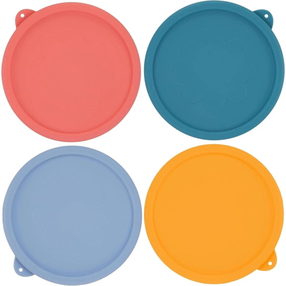 2 Cup Silicone Replacement Lids Storage Cover for Anchor Hocking Glass Bowls (Co