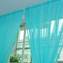 2 Curtains Scarf Sheer Panel Door Pcs Pure 2 Tulle Window Drape Color Curtain Home Decor Curtain