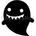 thumbnail image 1 of (2) Cute Spooky Ghost Halloween Vinyl Decal Car Window Stickers BLACK, 1 of 1