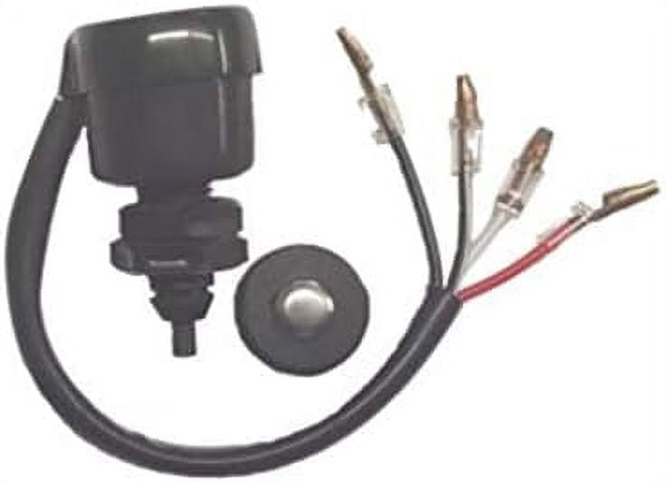 2-Cycle Gas Golf Cart Stop Switch Assembly - Push Button, ON-OFF, Black ...