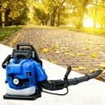 thumbnail image 1 of 2 Cycle High Power Gas Backpack Leaf Blower 3.5HP - 75.6CC Engine, 900CFM , Adjustable Speed, Ergonomic Design for Effortless Leaves, Snow, and Debris Cleanup, 1 of 10