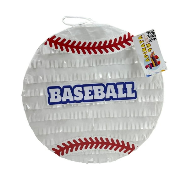 2-D Baseball Pinata 16" Sports Baseball Party Supplies Baseball Themed Birthday