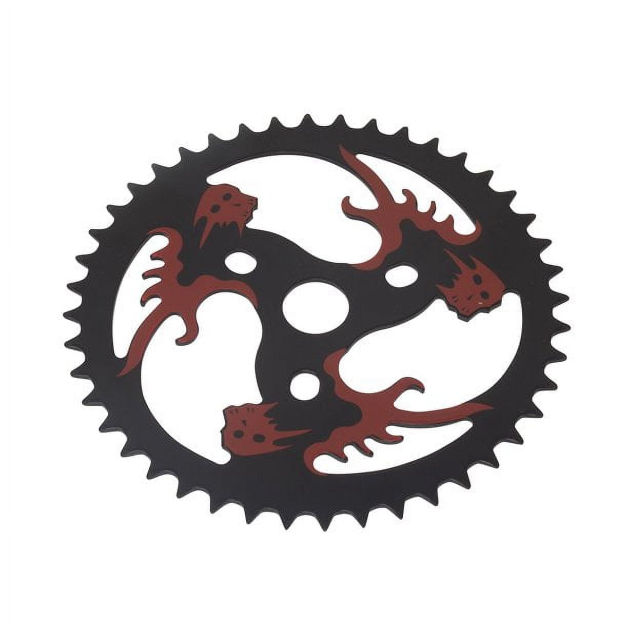 Plateau WFS Pulsar 44T 1/8 – 5 Trous 110mm BCD – Alu CNC Anodisé – BMX, VTT, Fixie, Old School