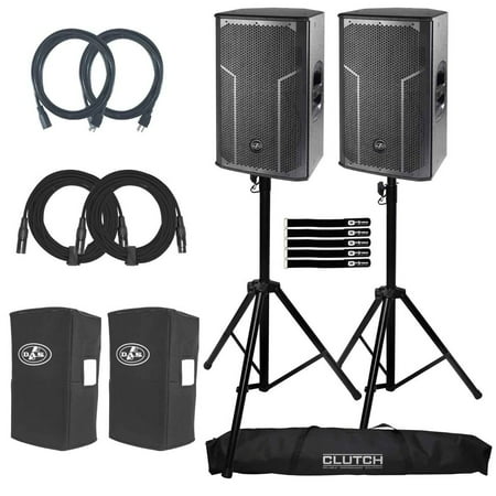 (2) DAS Action-512A Action 500 Series 12" Active Speaker Systems with Padded Covers Package