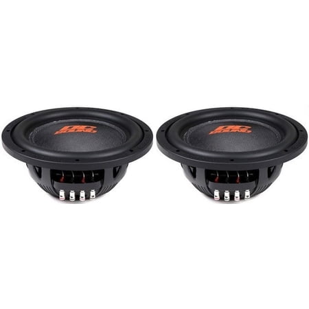 2 DC Sound DSW2500 12" Shallow-Mount Fiber Glass Subwoofer 2500W DVC 4-Ohm