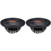 2 DC Sound DSW2500 12" Shallow-Mount Fiber Glass Subwoofer 2500W DVC 4-Ohm