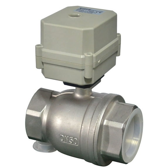 2" DN50 Five wires control Normally Closed Electric Ball Valve,AC/DC9-24V Stainless Steels Motorized Ball Valve