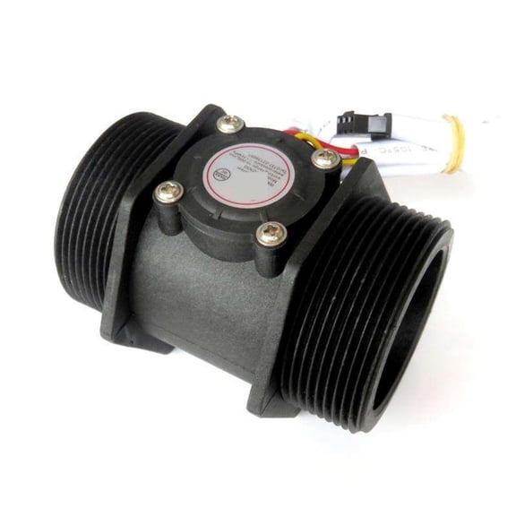 2" DN50 Plastic Hall Turbine Flow Meter Sensor 10~300L/min - Accurate Monitoring