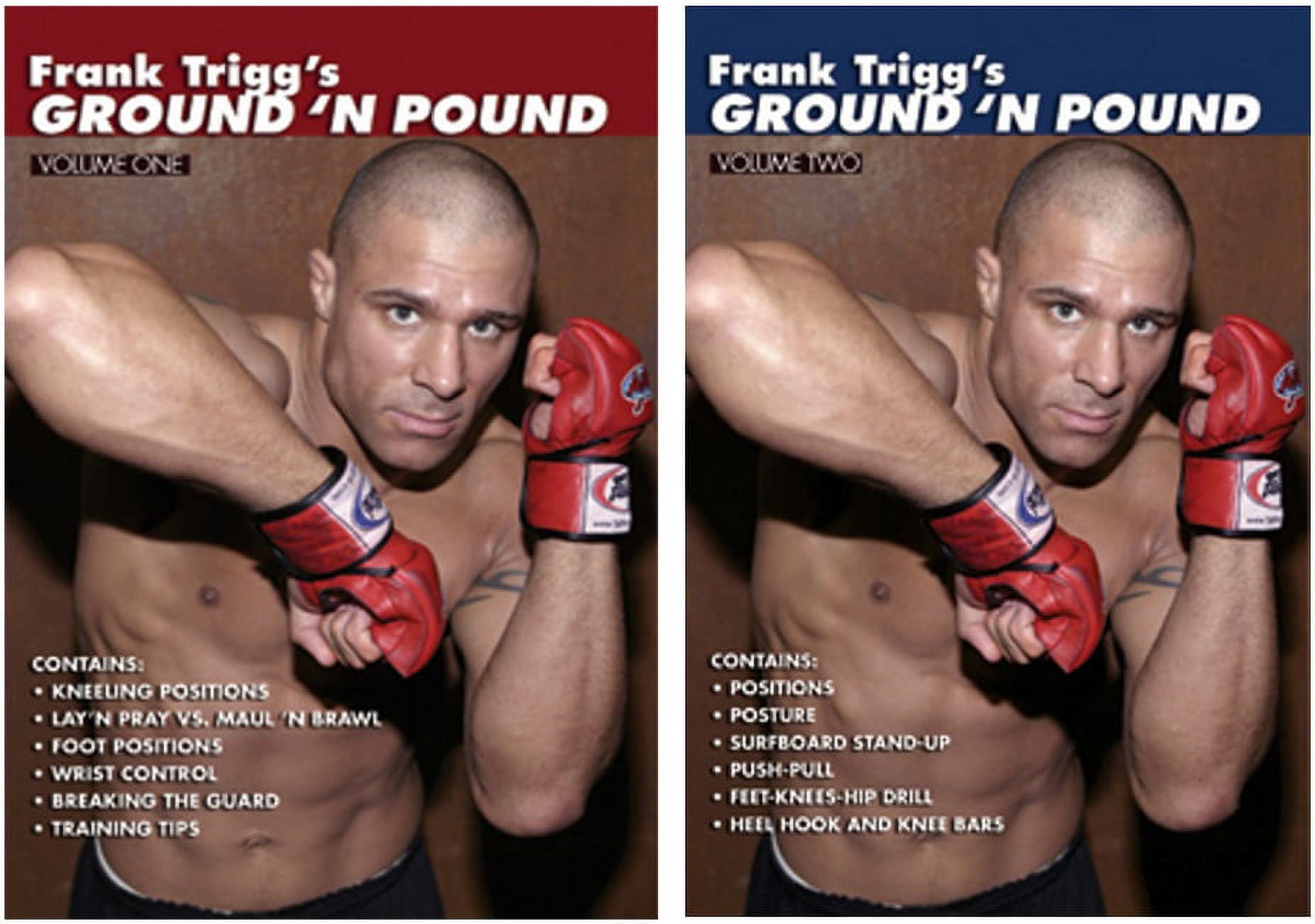 2 DVD SET Frank Trigg's Ground 'N' Pound Mixed Martial Arts fighting strategy