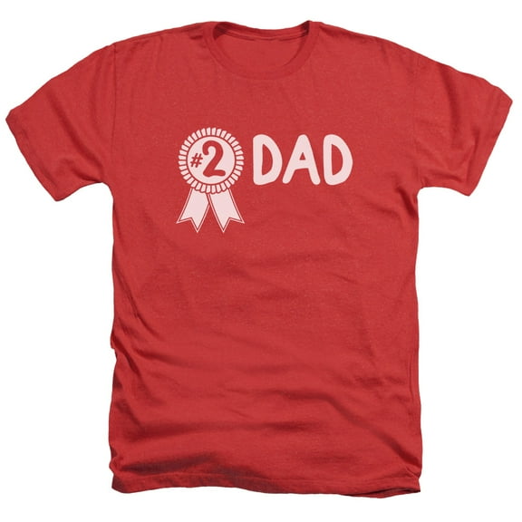 - #2 Dad - Heather Short Sleeve Shirt - X-Large