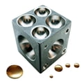 thumbnail image 1 of 2" Dapping Block High Grade Steel Doming Die Jewelry Metal Shaping Forming Tool, 1 of 5
