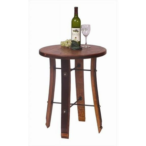 2 Day Designs 4064 Round Stave End Table