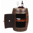 thumbnail image 1 of 2 Day Designs 891* Full Wine Barrel Cabinet on Casters, 1 of 1