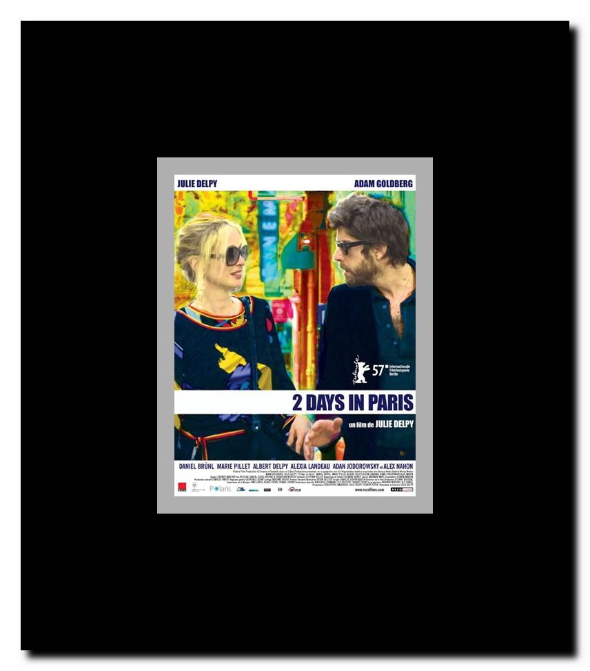 2 Days in Paris Framed Movie Poster