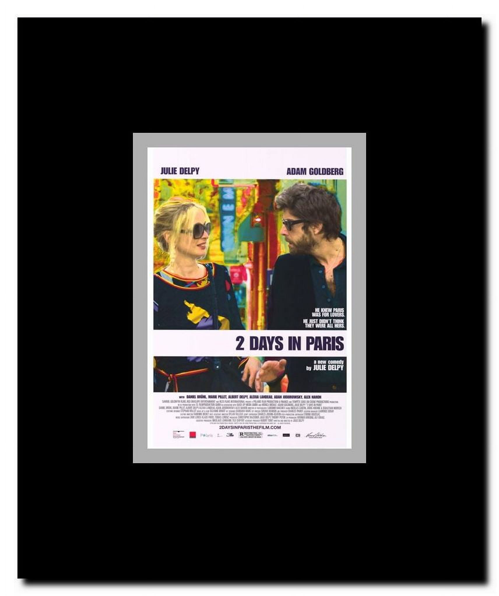 2 Days in Paris Framed Movie Poster