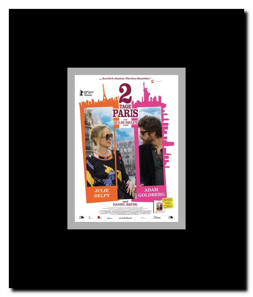 2 Days in Paris Framed Movie Poster