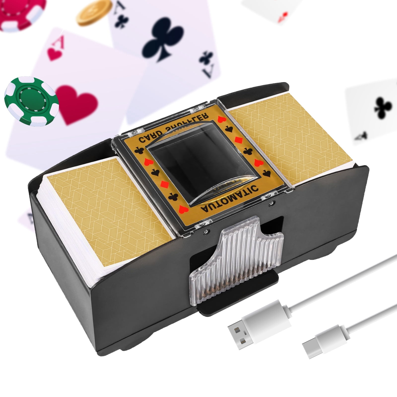 casino grade card shuffler Amazon Best Sellers: Best Casino Card Shufflers main image 1