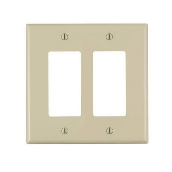 2-Decora Midway Nylon Wall Plate, Ivory